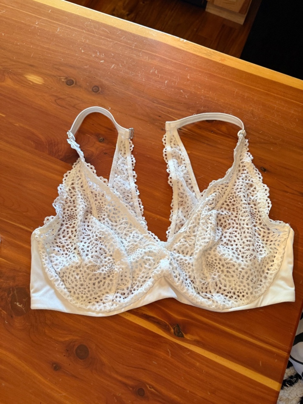 Curvy Couture Eyelit push up bra like new